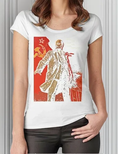 Remera Lenin Vivió, Lenin Vive, ¡lenin Vivirá Para Siempre!