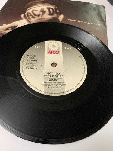 Ac Dc - Are You Ready - Lp - Vinil 7 - Single