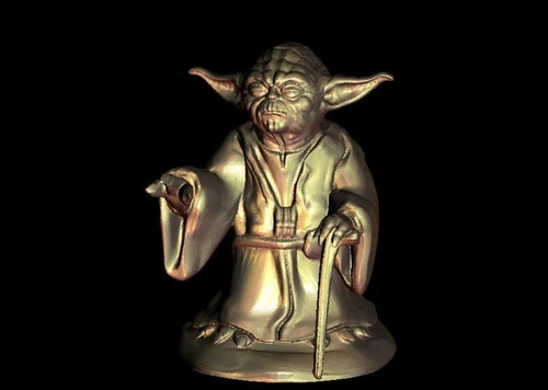 Yoda Star Wars - Arquivo Stl Cnc Router Artcam Aspire 3d