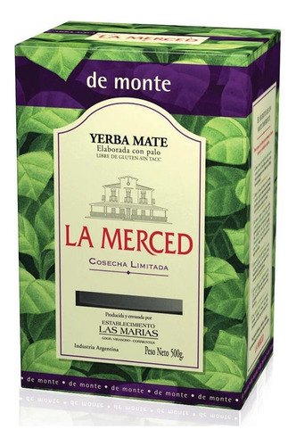 Yerba Mate La Merced 500g X1 Unidades - Dh