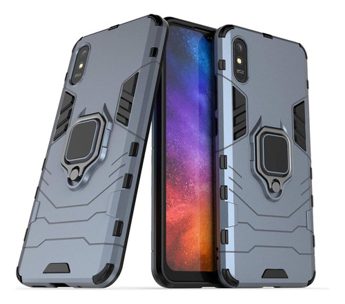 Compatible Con Xiaomi Mi Redmi 9a, Redmi 9at Funda, Anillo