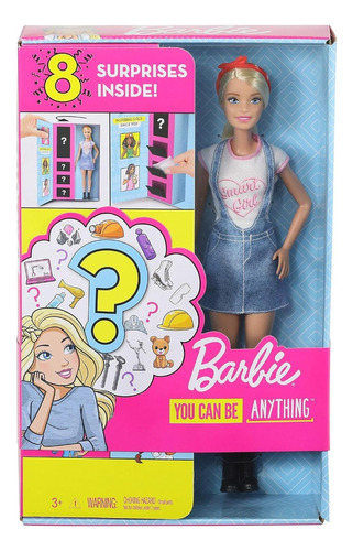 Barbie Profesión Sorpresa Con Accesorios Glh62 Mattel