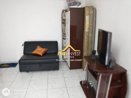 Imagem 13 de 15 de Kitnet À Venda, 33 M² Por R$ 150.000,00 - Tupi - Praia Grande/sp - Kn0118