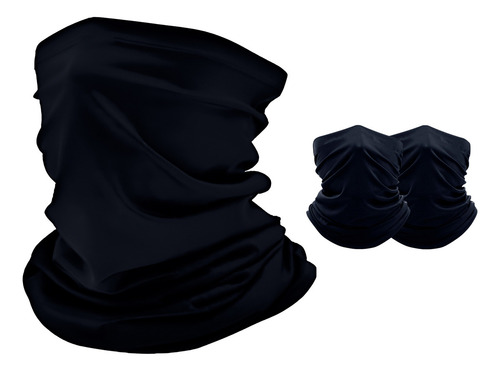 Pack 2 Bandanas Cuello Invierno Polainas Tubular Polar Frio