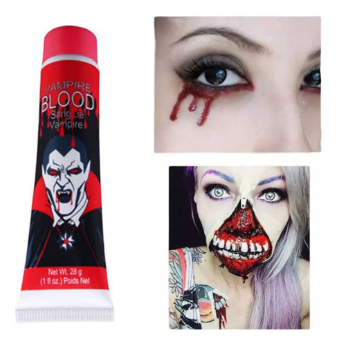 120 Sangre Falsa Liquida Halloween Vampiro Blood Vampire