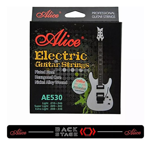 Cuerda Suelta 3ra. Para Guitarra Eléctrica Super Light Alice