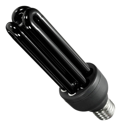 Bombilla Negra Fluorescente Lámpara De Luz Compacta De 18w ®