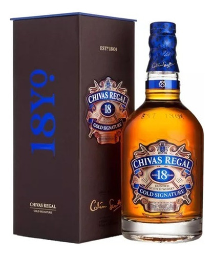Whisky Chivas Regal 18 Años 750cc X 1 Unidad - Dh Tienda