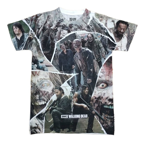 Remera The Walking Dead Rick & Daryl Importada