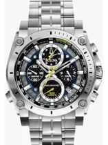 Comprar Reloj Bulova Precisionist Hombre Acero Inoxidable Acero Inoxidable Acero Acero Con Azul