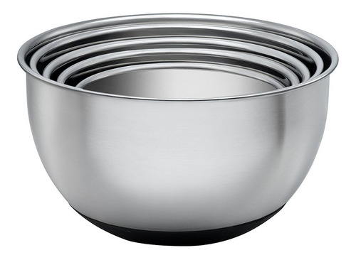 Sagler Acero Inoxidable Mixing Bowls Conjunto De 5, Con Tapa
