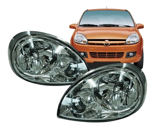 Par De Faros Chevrolet Chevy C2 2004 Al 2008 Nuevos