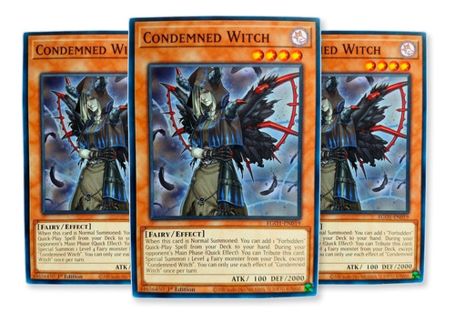 Yugi-oh! Condemned Witch Ego1-en019 Comun