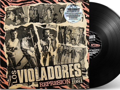 Los Violadores Represión En Vivo 1981 Vinilo Lp Nuevo