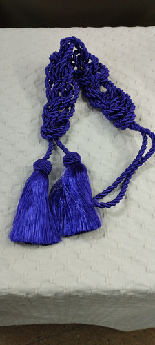 Cíngulo De Raso Violeta Oscuro Único