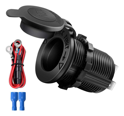 Kit Enchufe Toma 12v 24v Auto Bus Camión Embarcación Con Luz