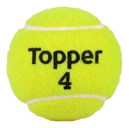 Imagen 3 de 3 de Tubo De Pelotas Topper Tenis Unisex X3 Amarillo Cli