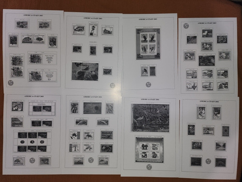 Album De Estampillas Upaep 2001 A 2015