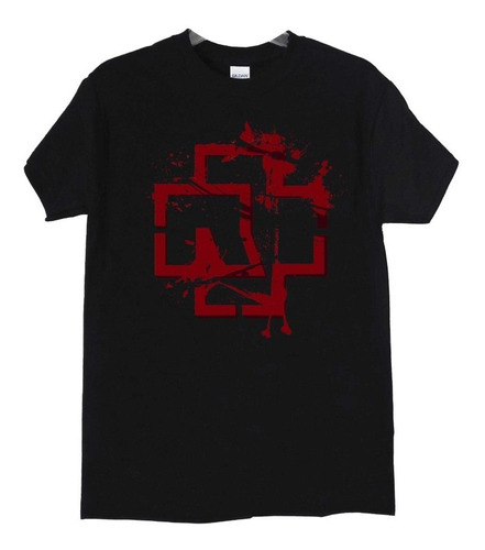 Polera Rammstein Logo Rojo Rock Abominatron