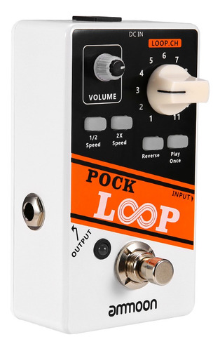 Pedal De Guitarra Efecto Looper Ammoon Pock Loop 11 Loopers