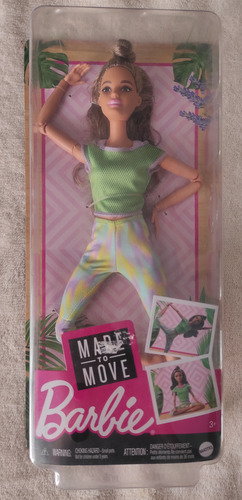 Barbie Made To Move Día De Yoga Articulada Mattel