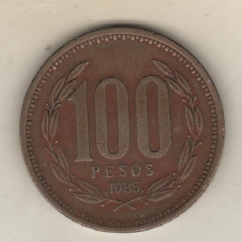 Chile Moneda De 100 Pesos Año 1985 - Km 226.1 - Xf