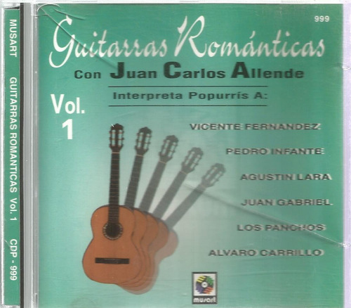 Cd. Guitarras Románticas // Juan Carlos Allende. 