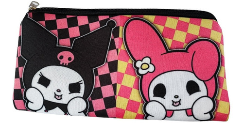 Cartuchera Kuromi  Hello Kitty Neoprene Tipo Sobre V Crespo