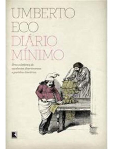 Diário mínimo, de Eco, Umberto. Editora Record Ltda., capa mole em português, 2012