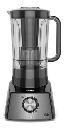 Liquidificador Plq1411p 4 Velocidades 2,7l 1150w Philco Cor Preto 220V