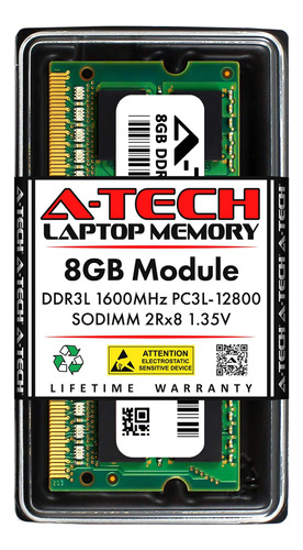 A-tech Memoria Ram 8 Gb Dell Inspiron Ddr3l 1600 Mhz Pcnon V