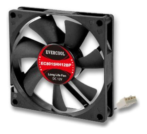 Evercool Ec8015hh12bp 80 Mm X 15 Mm Ventilador Pwm De 4 Pine