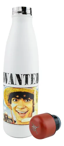comprar Cinereplicas One Piece Botella De Agua Aislada Wanted Luffy