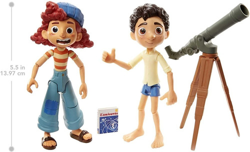 Disney Pixar Luca Set De Figuras Luca Y Giulia Stargazers  