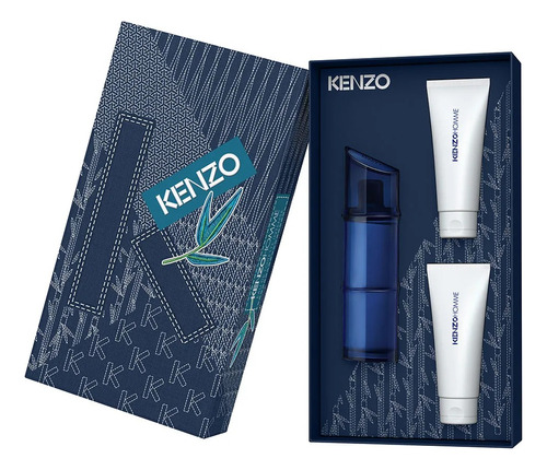 Set  Kenzo Homme Edt Intense 110ml + 2 Shower Gel 75 Ml