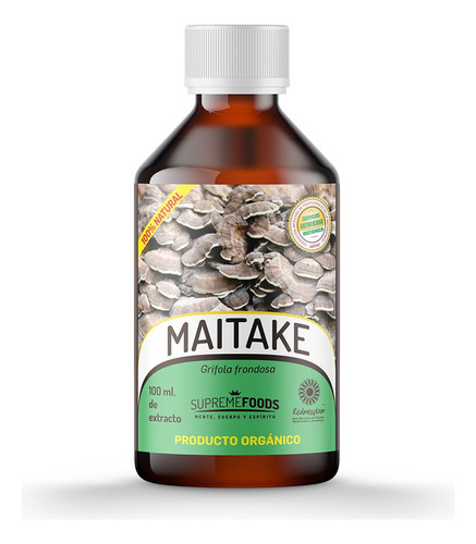 100ml De Tintura De Hongo Maitake 100% Orgánica