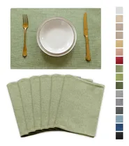 Comprar  Juego De 6 Individuales Demetex Green Lavables Individuales