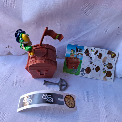 Maxi Kinder Pirata Con Cartina Juguete 3 K01 N° 10