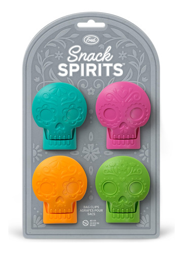 Clips Para Bolsas Genuine Fred Snack Spirits Day Of The Dead