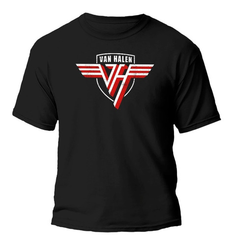 Remera Van Halen Logo Alas Diseño Único Algodón Premium