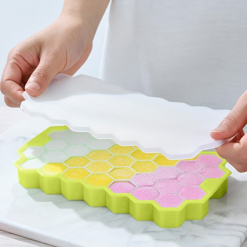 Bandeja De Hielo Con Forma De Faveolate, Recipientes Para Al