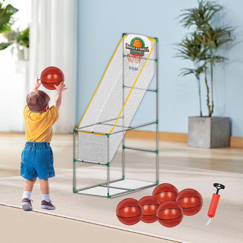 Arcade De Baloncesto Arcade Aro De 153m Con 6 Bola