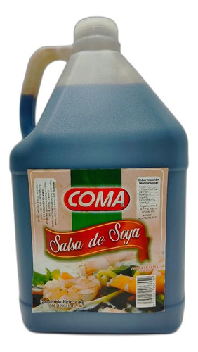 Aderezo Salsa Soya Coma 4kg 0182 Ml.