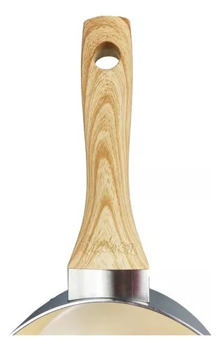 Imagen 2 de 4 de Sarten Crema Hudson Cocina Antiadherente Cerámico 20 Cm