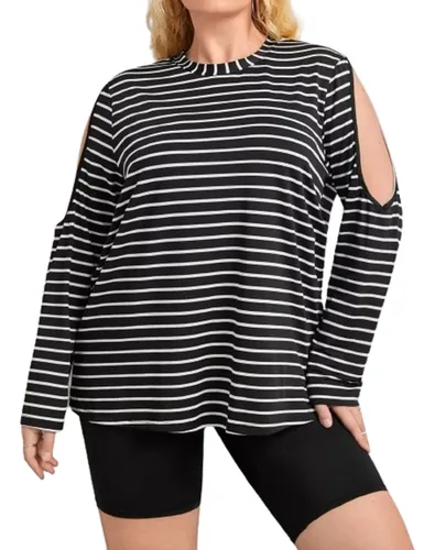 Blusas rayadas blanco y negro hotsell