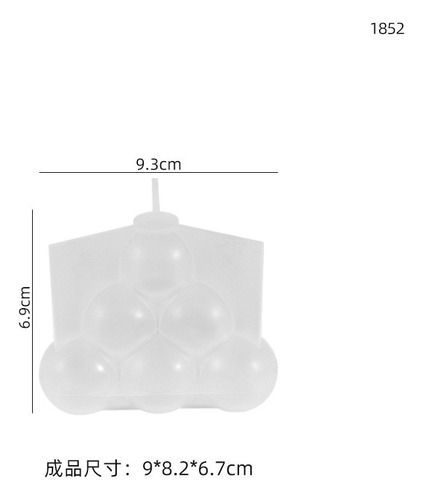 Molde De Silicona For Vela Orb Lantern Lunares
