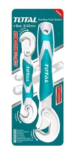 Imagen 3 de 10 de Llave Autoajustable Set 2 Piezas 9 - 32mm Total Tht10309328