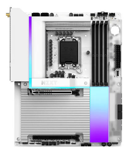 Tarjeta Madre Nzxt N9 Z890 Blanca Socket 1851 N9-z89xt-w1 Color Blanco