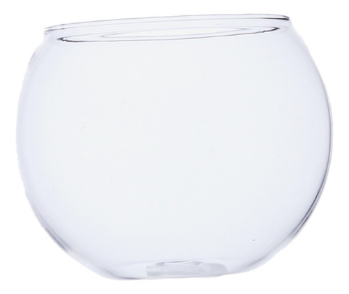 I Clear Glass Copbler Round Ball Fish Tank
