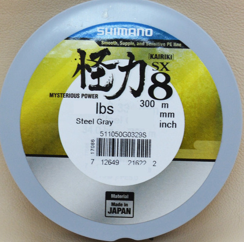 Imagem 2 de 4 de Linha Multifilamento Shimano Kairiki Pe 60lbs 300m Cinza